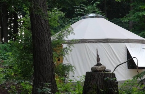 Lake of Bays Cabin | Explore a Unique Off-Grid Waterfront Yurt Getaway on 11 Private Acres!