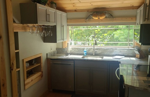 Lake Lure House | Fabulous 2-bedroom house with Boathouse and Screened Porch on charming Lake Lure