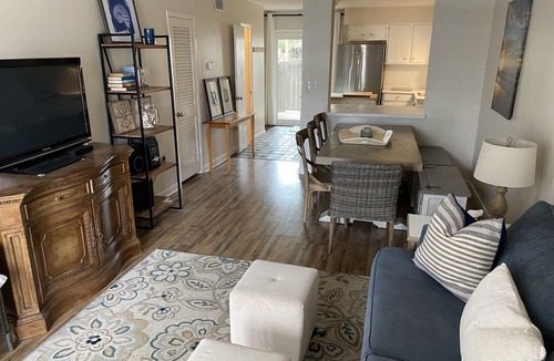 Arcadian Shores Villa | Fabulous Location, Quiet End Unit, Walk To The Beach,Apache Pier & Fishing Lake