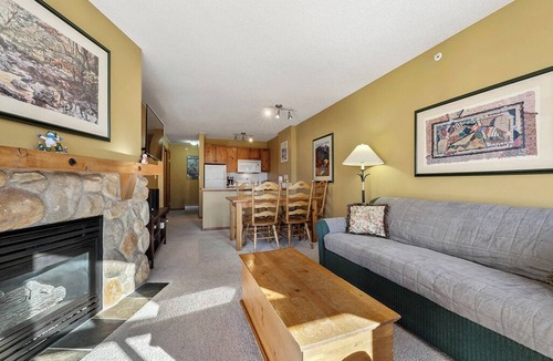 Sun Peaks Condo | Fireside Lodge 316: Charming, Pet Friendly, 1BDRM Condo w/Shared Hot Tub