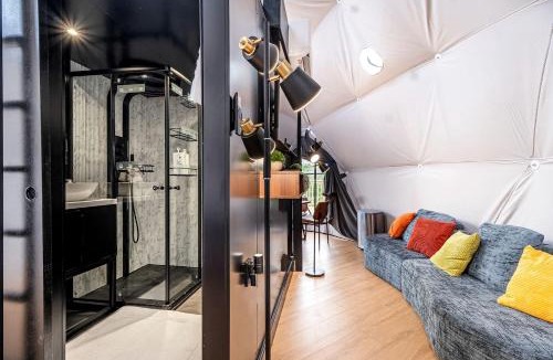 Bluewell Other | Geodesic Dome Retreat with Hot Tub & Fire Pit in Bluefield, West Virginia