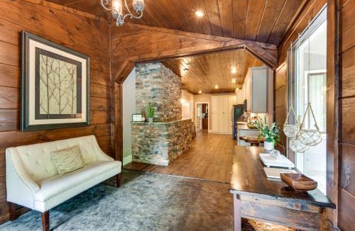 Six Mile House | Hot Tub, Dock, Lakefront: Luxe Six Mile Retreat