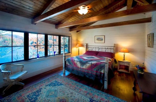 Tuckasegee Cabin | Island Lodge on Bear Lake Surrounded By Water- Private Peninsula Great Decks