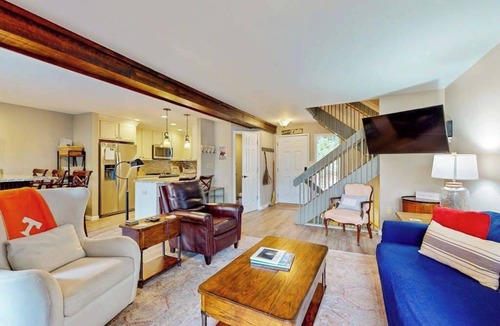 Sapphire Condo | Lake-view dog-friendly condo with pools, hot tub, sauna, tennis, & balcony