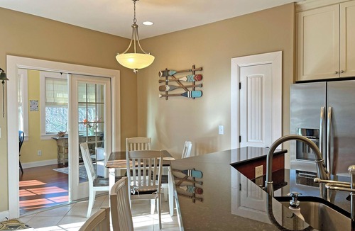 Lake Lure House | Lakefront, Hot Tub, Private Dock, Kayak, Game Room, Rumbling Bald Amenities
