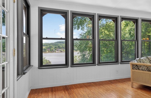 Pulaski House | Lakefront retreat with private dock, lake views, spacious decks, pool table, and sun room!