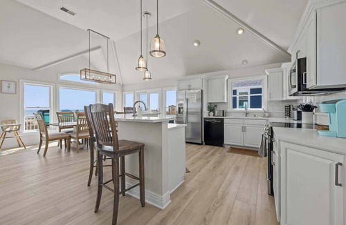 Rodanthe House | Large Oceanfront Retreat | Pool, Hot Tub, Elevator, Theater, Pool Table!