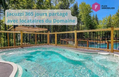 Pont-Rouge House | Le Harfang - Chalet 3 chambres abordable Accès piscine sauna spa - Resort près de Québec