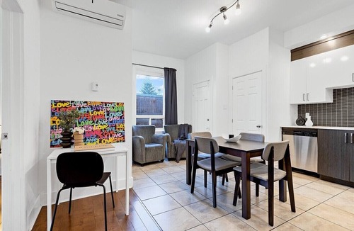 Plateau Mont Royal Apartment | LiV MTL Chic Spacious 4BR Rooftop Suite Near Downtown Montreal