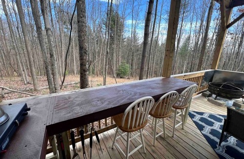 Traphill RV Rental | Magical Glamping Tent in the Woods near Stone Mountain State Park, North Carolina