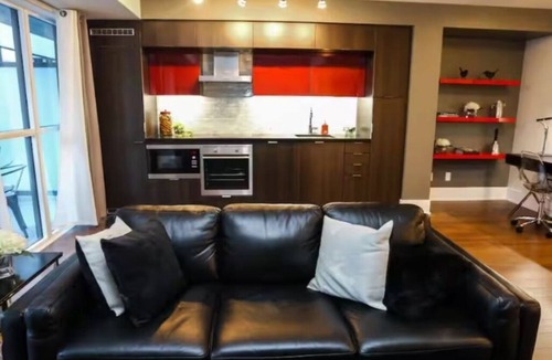 Downtown Toronto Apartment | Modern 1BR Toronto Retreat with Balcony & Workspace