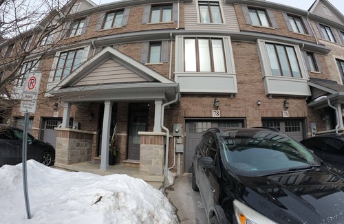 Grimsby House | Modern Bedroom with Private Bathroom in Niagara Region