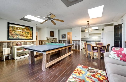 Franklin House | Mountain View 4BR Home with Fireplace & Ping Pong
