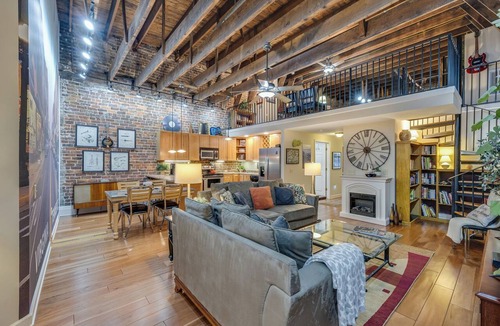 Bristol Apartment | MtnMusicLoft,Find Your Rhythm in Heart of Downtown