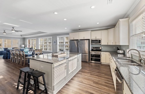 Cherry Grove Beach House | NEW LUXURY OCEAN VIEW - Heated Pool/Spa - Elevator - 100ft from Ocean