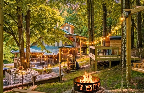 Ansted Cabin | New River Cabin Retreat: Sauna, Game Room, Creek & ATV Trails