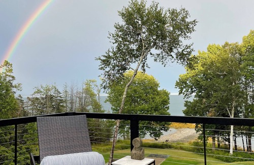 Islesboro House | New Scandinavian-style home with stunning views of the ocean and a private beach
