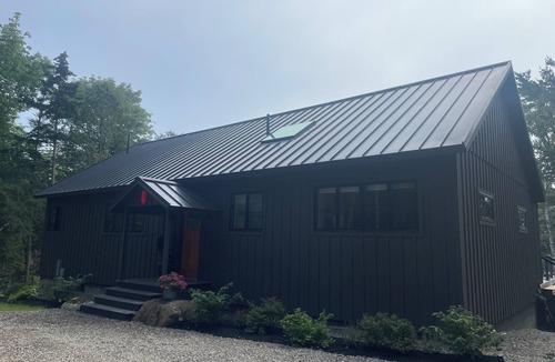Islesboro House | New Scandinavian-style home with stunning views of the ocean and a private beach