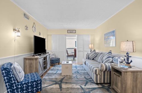 Windy Hill Condo | Newly Renovated 2BR/2BA Ocean View Condo with pool! Central Location!