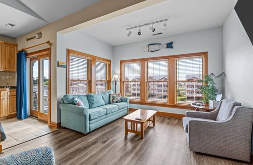 Manteo Condo | OBX Top-Floor Condo- Marina & Sound Views, Quiet & Serene