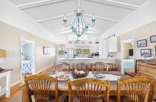 Pawleys Island House | Ocean and Creek Front Raised Beach House, 2 Porches, 2 Decks, Dock, Dog Friendly