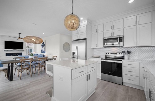 Village of Stump Sound House | Ocean Sounds: Spacious 7BR oceanview beach house in North Topsail with ocean views!
