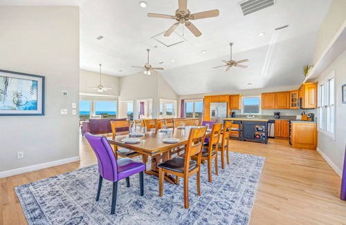 Waves House | Oceanfront Dog Friendly Home w/Hot Tub, Game/Media Rooms, and Champagne Views!