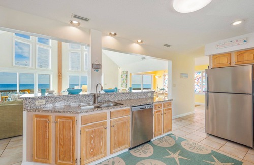Avon House | Oceanfront Dog Friendly w/Hot Tub, Theater, Community Pool & Tennis/Pickleball