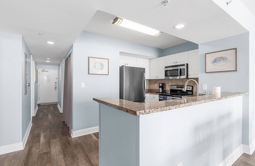 Myrtle Beach Condo | Oceanfront, steps to the beach! Sleeps 10 with pools, lazy rivers & family fun!