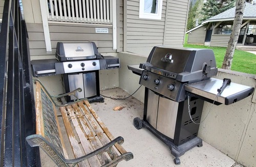 East Kootenay Condo | Open Plan Living Area, 2 Q Beds, Full Kitchen, Walk to Trails, Portable AC
