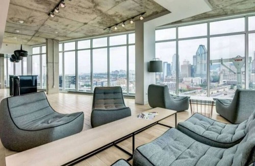 Cite Multimedia Apartment | Perle Tout Équipée Avec Vue, Balcon et Wi-fi Vieux-montréal et Centre-ville