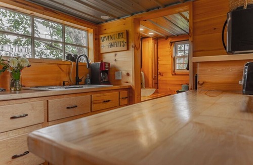 Mouth of Wilson House | Pondside TinyHome near Grayson Highlands FEES INCL