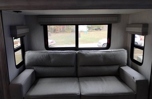 Martinsville RV Rental | Private camper with full hook up walking distance to Martinsville Speedway