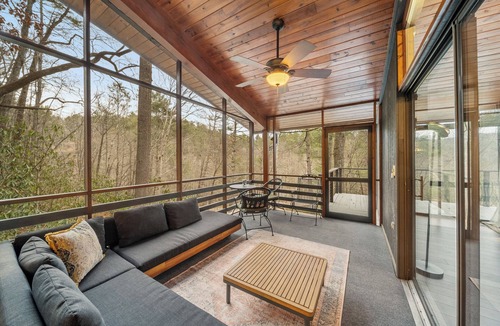 Lenoir House | Private Modern Getaway w/Fireplace, Porch & Deck near Blowing Rock