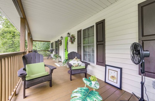 Cruso House | Riverfront Home w/Mtn Views, Near Blue Ridge Pkwy