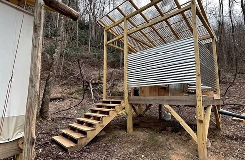 Moravian Falls RV Rental | Romantic Glamping Tent Amazing for a Couples Escape in Moravian Falls, North Carolina