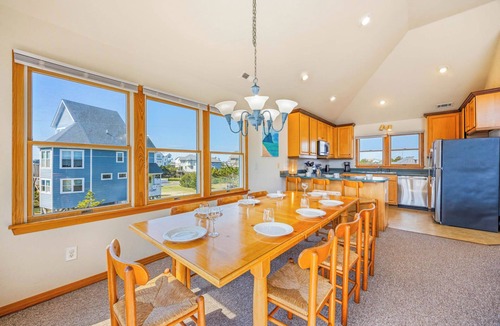 Salvo House | Semi-Oceanfront Home w/Hot Tub, Smart TVs, Beach Nearby. Fit for a Beachcomber!