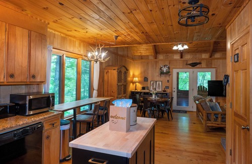 Ferguson Cabin | Serenity Now - Family and pet friendly, hot tub, firepit, deluxe peaceful retrea