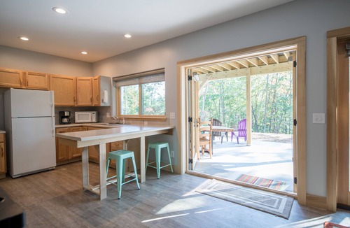 Fletcher Cabin | Silver Lining Cabin -Quiet Getaway, hot tub, Nature Trails, pet door