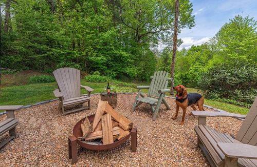 Waynesville Cottage | Smoky Mountain Retreat 2.8 m to Main St , 3800' Elevation, Game room, Fire Pit