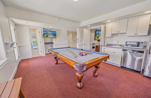 Wind Over Waves House | Soundside Dog Friendly w/Pool, Elevator, Hot Tub, Game and Theater Rooms