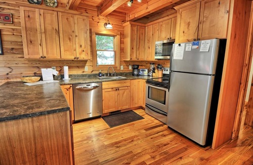 West Jefferson Cabin | Spacious 3-bedroom cabin in West Jefferson, NC with game room and cozy fireplace.