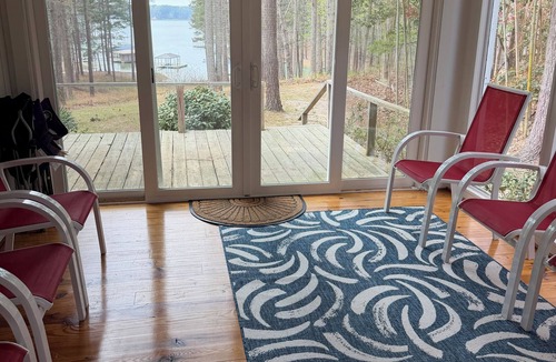 Manson House | Spacious 4-bedroom lake house in delightful Manson with AC/rec room/dock