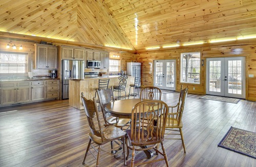 Morganton House | Steps to Private Beach! Family Home on Lake James
