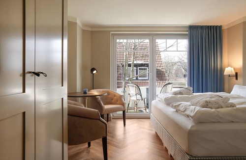 Westerland Hotel | Studio mit Balkon Oder Terrasse