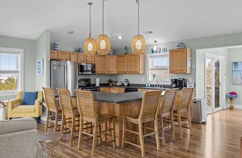 Wind Over Waves House | Stunning OBX 6BR Estate, Pool, Spa, Game Room, Fire Pit & Volleyball