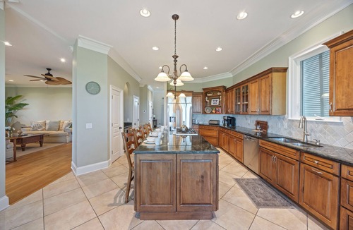 Ocean Point House | STUNNING Oceanfront Home! Golf & Ocean Views, Hot Tub, Golf Cart, Pool Access!