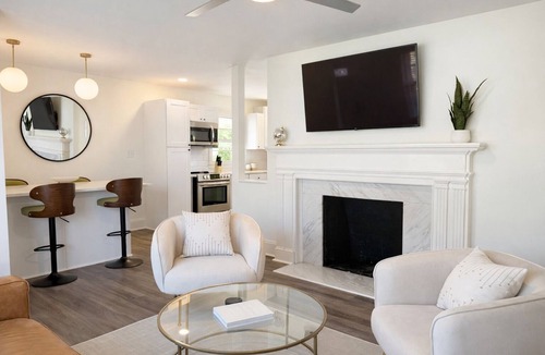 Enderly Park House | Stylish 3BR w/Private Fenced Yard < 10 Min to Uptown & Stadium