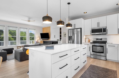 Emerald Isle House | Stylish Beach Escape w/Pool & Golf Cart