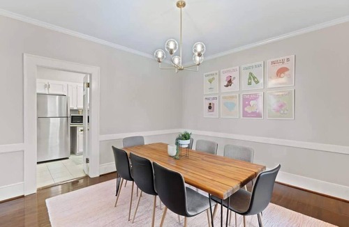 Columbia Condo | Stylish King Retreat Near 5 Points with Patio